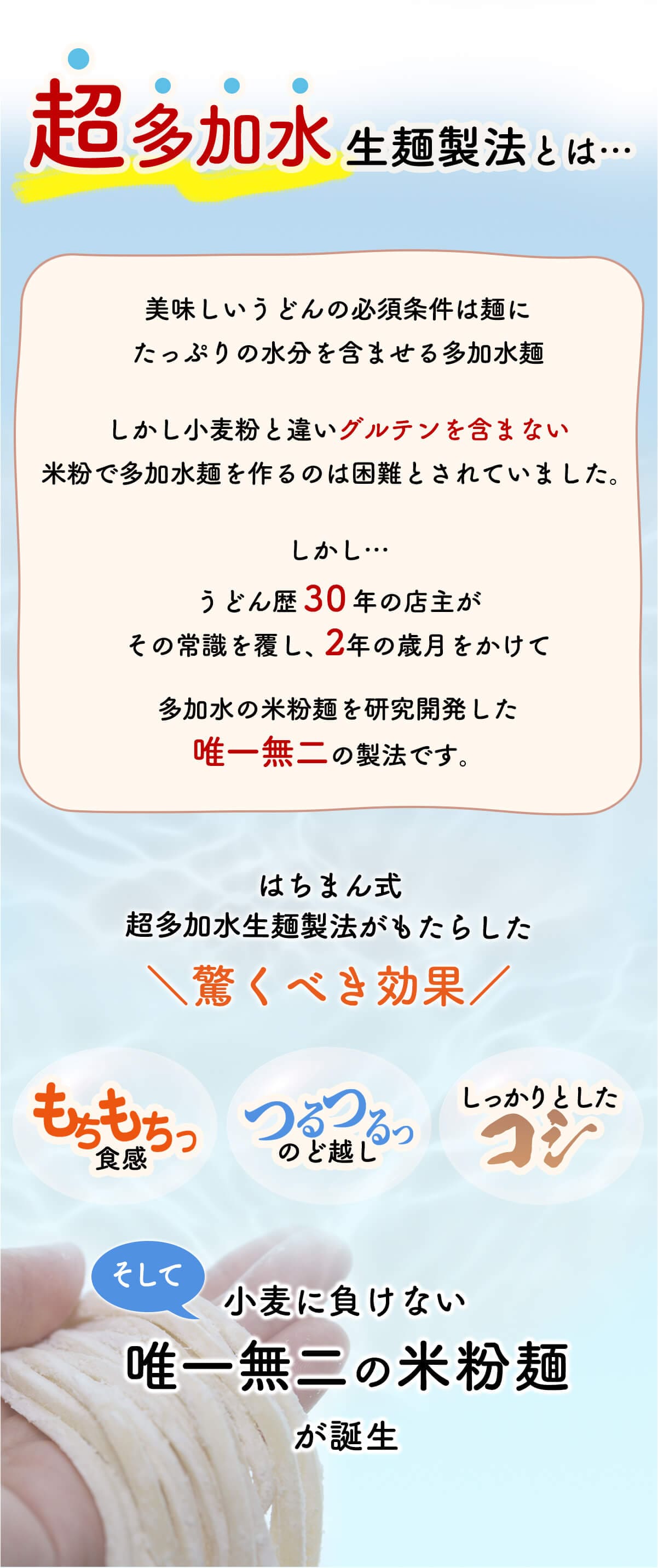 超多加水生麺製法とは